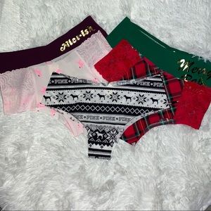 5 pink panties for $25